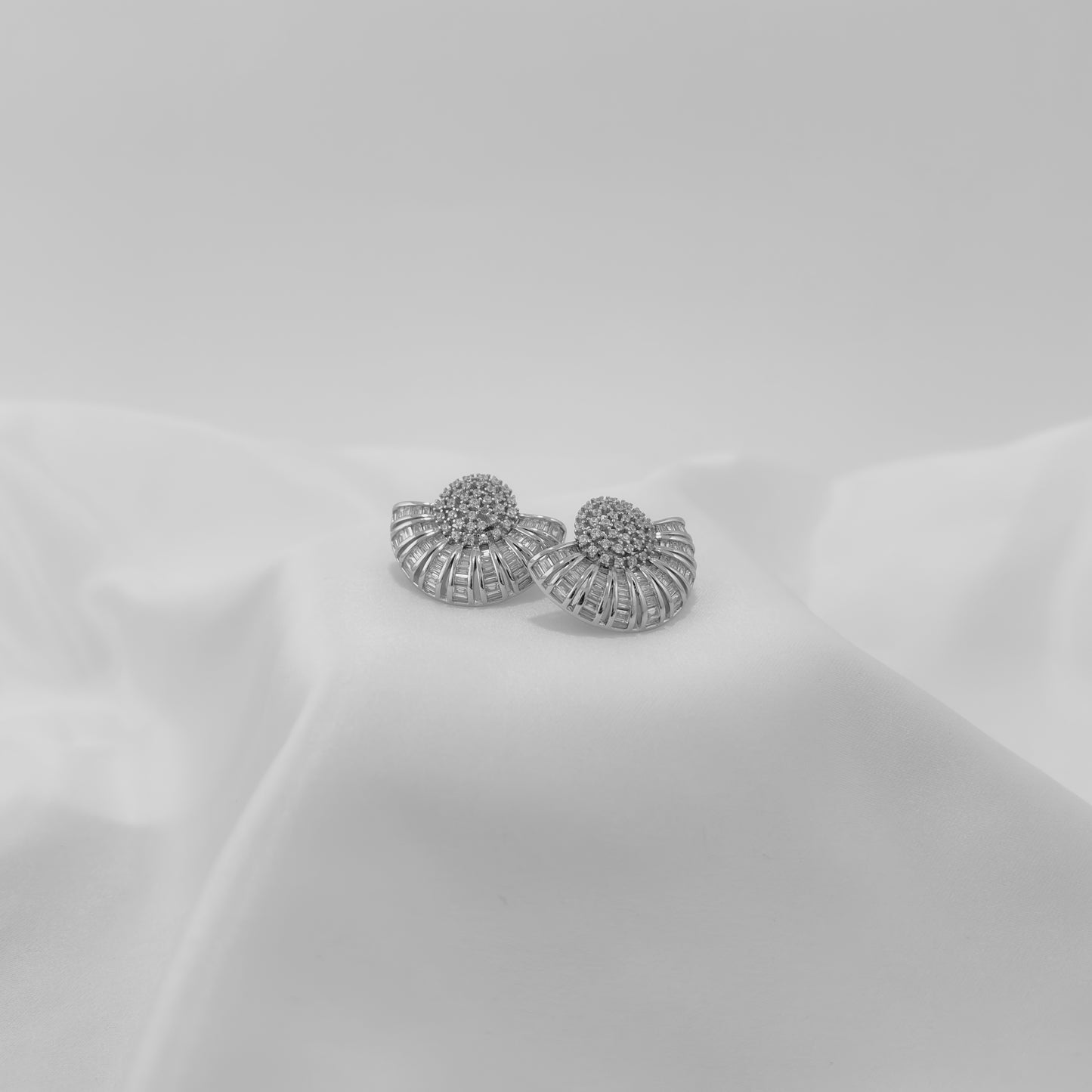 Silver Sunbeam Earrings