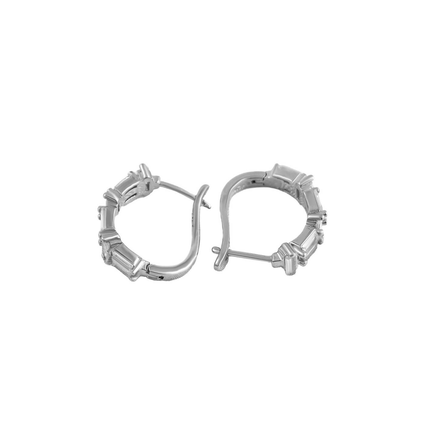 Elegant Silver Hoop Earrings