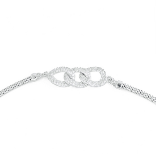Sterling Silver Interlinked Chain