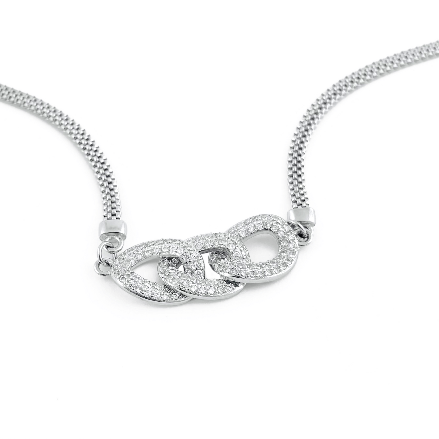 Sterling Silver Interlinked Chain