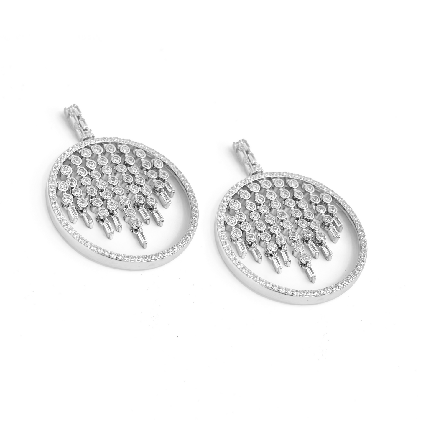 Radiant Crystal Chandelier Earrings