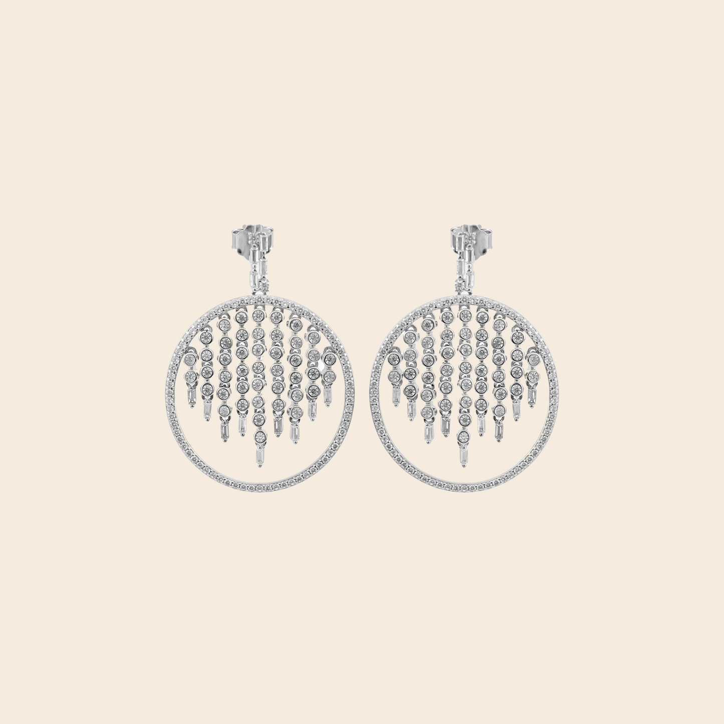 Radiant Crystal Chandelier Earrings