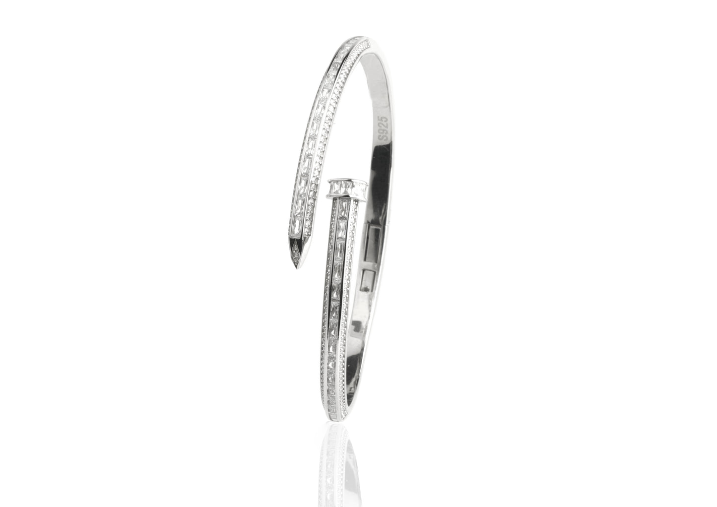 Silver Heart Bracelet and Ring Set