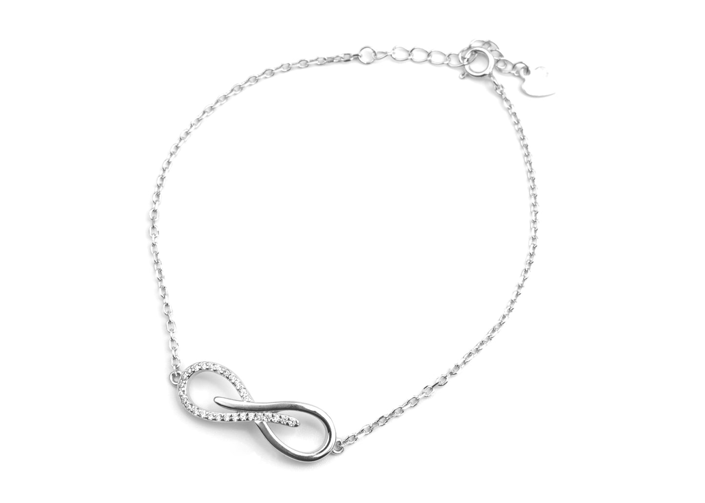 Silver Beaded Charm Bracelet