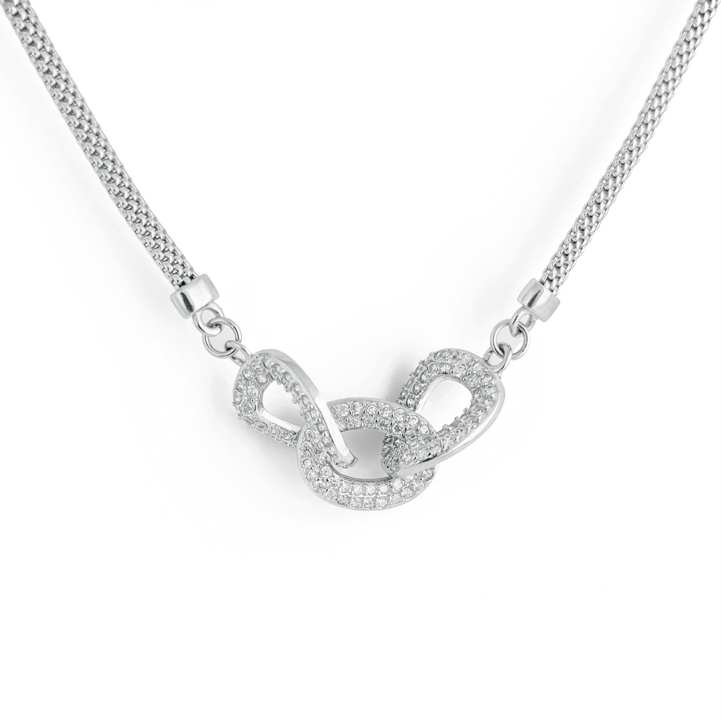 Sterling Silver Interlinked Chain