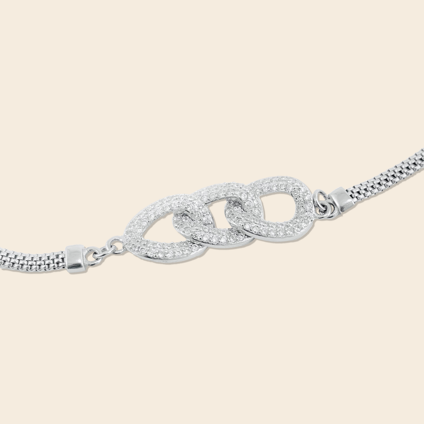 Sterling Silver Interlinked Chain