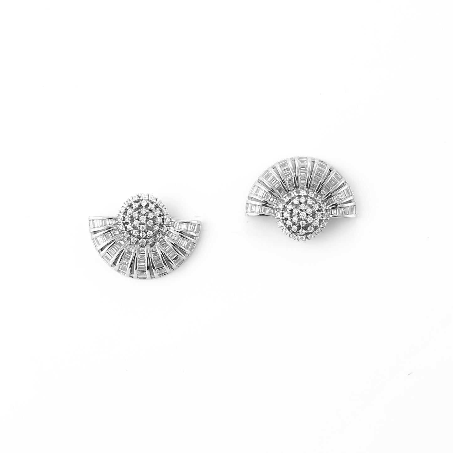 Silver Sunbeam Earrings