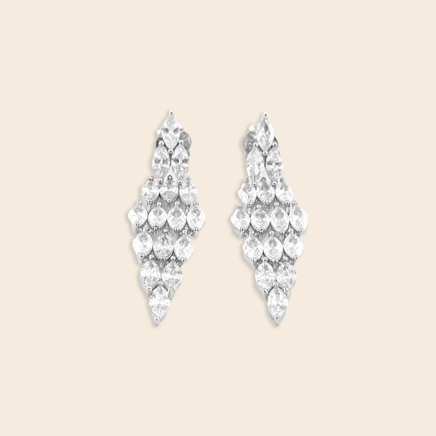 Dazzling Cascade Earrings