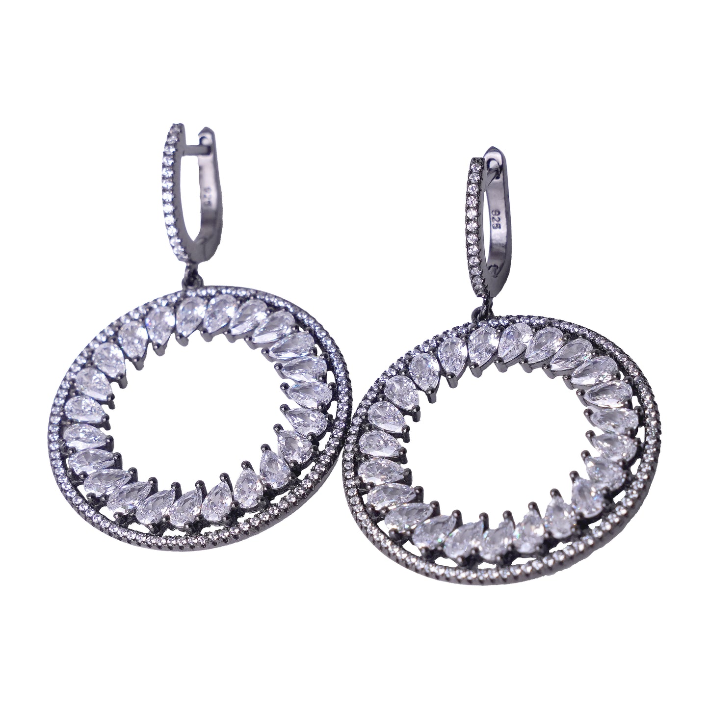 Radiant Halo Jhumkas