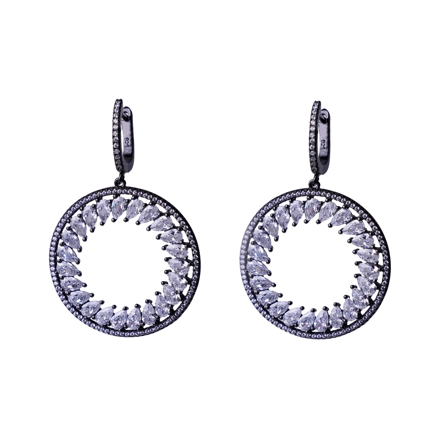 Radiant Halo Jhumkas