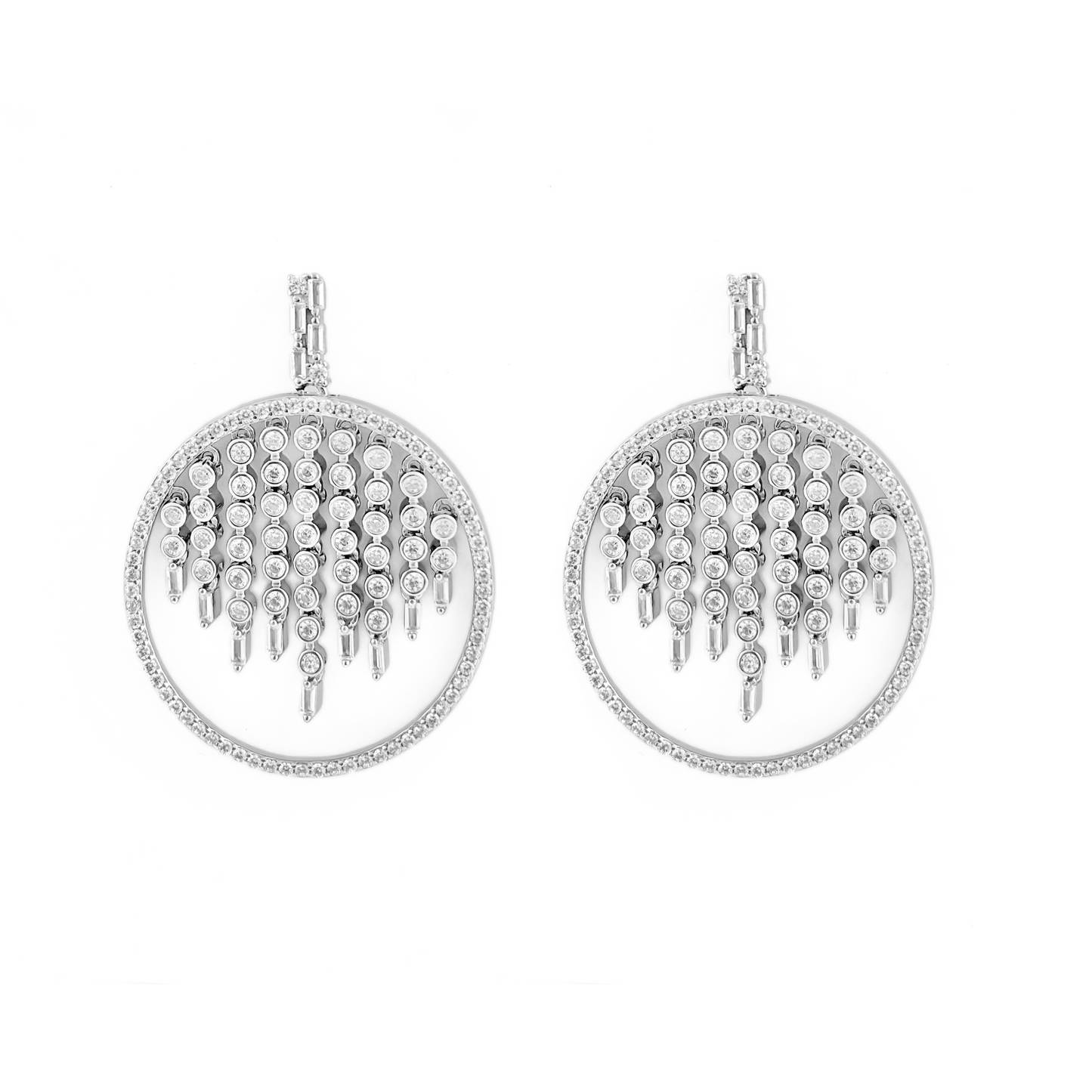 Radiant Crystal Chandelier Earrings