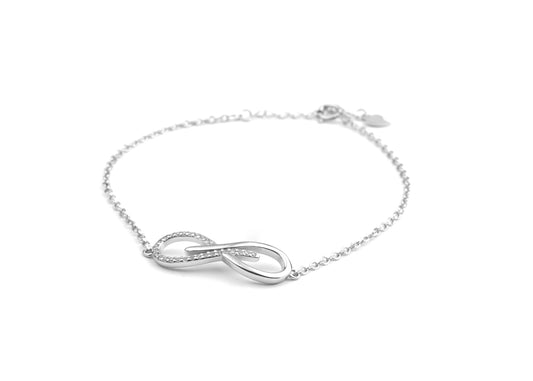 Silver Beaded Charm Bracelet