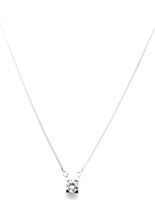 Solitaire Crystal Pendant